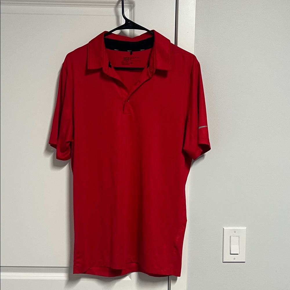 Nike Men's Vibrant Red Polo